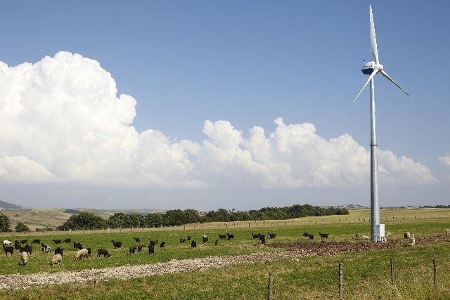 horizontales Windrad mit 10 kW, 20 kW, 50 kW Windr&auml;der, Windenergieanlage